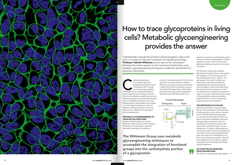 glycoproteins in living cells, bioengineering