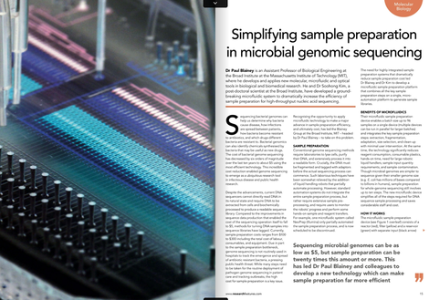 microbial genome sequencing