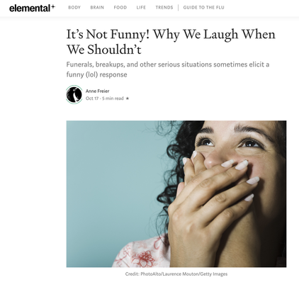 awkward laughter, why we laugh when we shouldnt